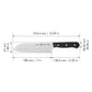 Henckels 7" Hollow Edge Santoku Knife, Solution Series