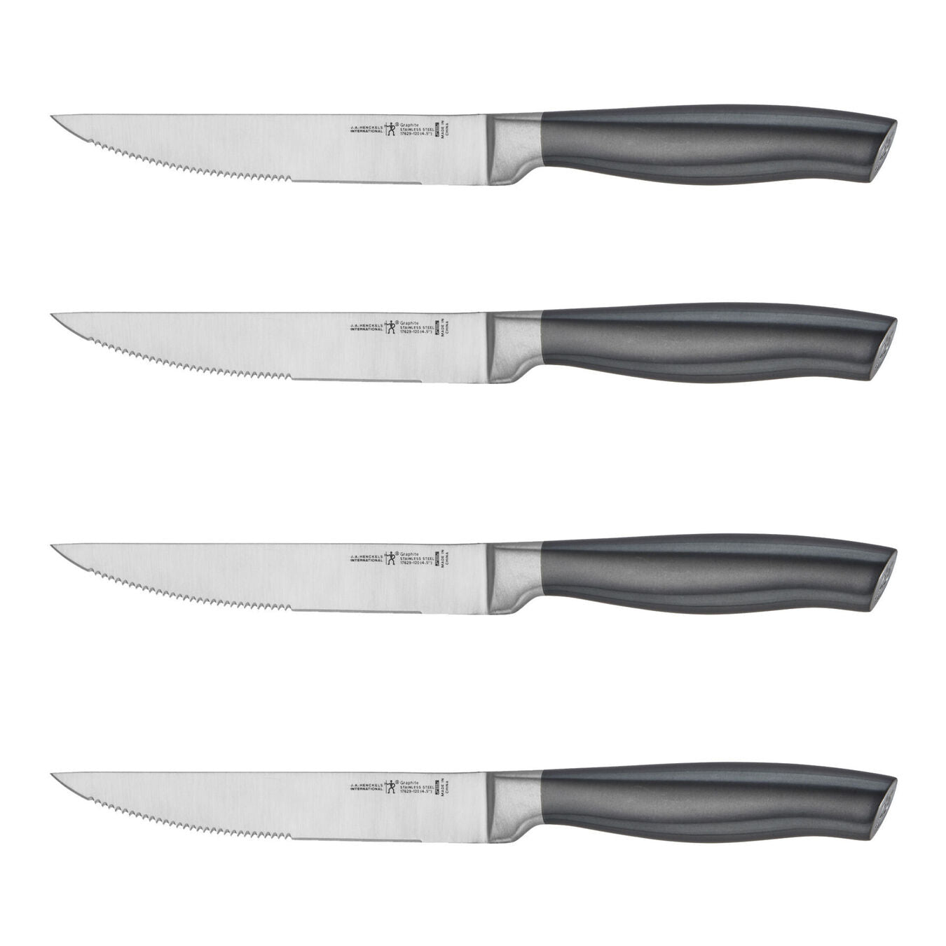 Henckels 4pc Steak Knife Set, Graphite Series Premium Home Source