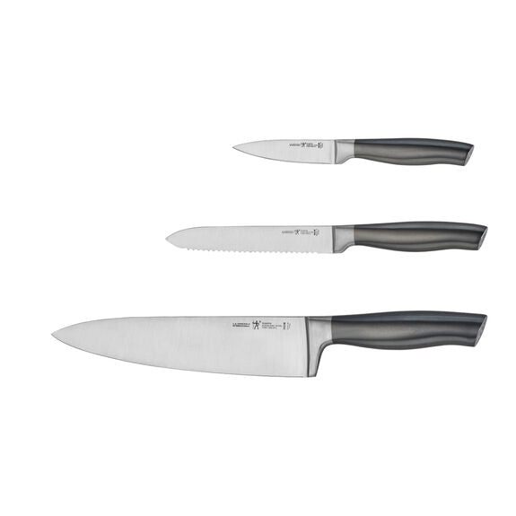 Henckels 3pc Starter Knife Set, Graphite Series