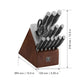 Henckels 14pc Self-Sharpening Knife Block Set, Graphite Series