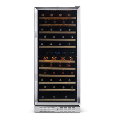 NewAir 24 In. Built-In 116 Bottle Dual Zone Wine Cooler, AWR-1160DB