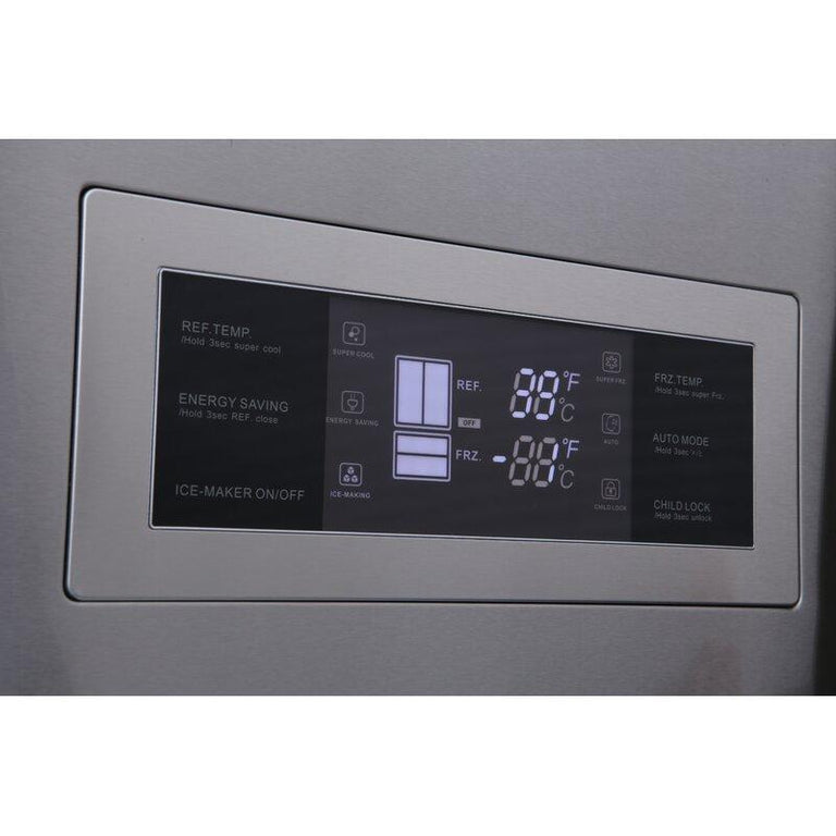 Thor Kitchen 36 in. 20.85 cu. ft. French Door Refrigerator Stainless Steel, HRF3601F | Premium Home Source