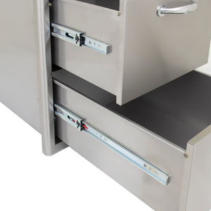 Blaze 16 Inch Double Access Drawer, BLZ-DRW2-R