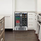 NewAir 24 In. 18 Bottle and 58 Can Dual Zone Wine and Beverage Cooler, AWB-360DB