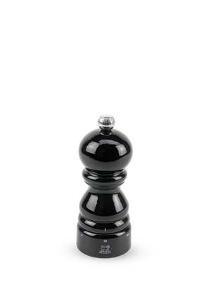 Peugeot Paris u'Select Pepper Mill in Wood Black Lacquered 12 cm - 5in