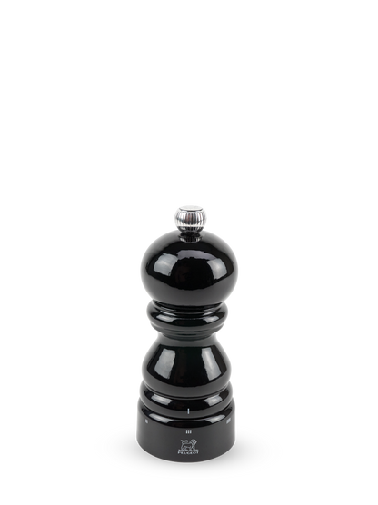 Peugeot Paris u'Select Pepper Mill in Wood Black Lacquered 12 cm - 5in