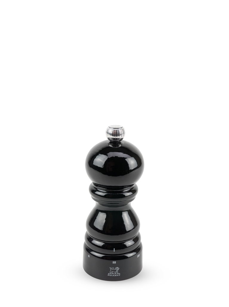 Peugeot Paris u'Select Pepper Mill in Wood Black Lacquered 12 cm - 5in