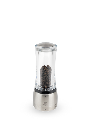 Peugeot Daman Pepper Mill in Acrylic/Stainless 16 cm - 6in