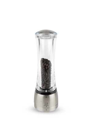 Peugeot Daman Pepper Mill in Acrylic/Stainless 21 cm - 8in