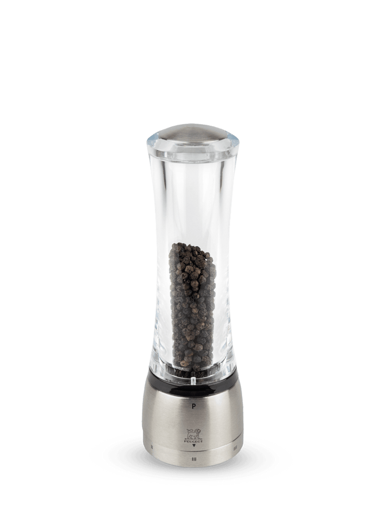Peugeot Daman Pepper Mill in Acrylic/Stainless 21 cm - 8in