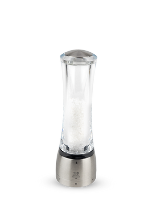 Peugeot Daman Salt Mill in Acrylic/Stainless 21 cm - 8in