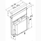 Broan 36 In. Downdraft Range Hood in Stainless Steel, 500 CFM, 273603