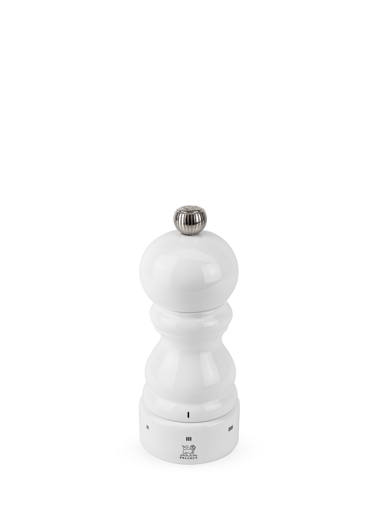 Peugeot Paris u'Select Pepper Mill in Wood White Lacquered 12 cm - 5in