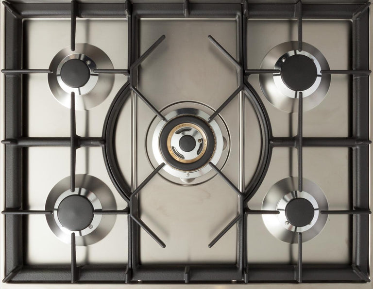 ILVE 30 in. Nostalgie Series Single Oven Natural Gas Burner and Oven in Midnight Blue with Chrome Trim, UPN76DVGGBLXNG