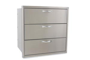 Blaze 30 Inch Triple Access Drawer, BLZ-30W-3DRW