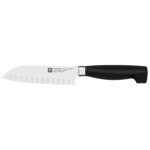 ZWILLING 5.5" Hollow Edge Santoku Knife, Four Star Series
