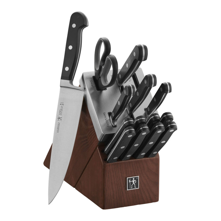 ZLINE 15-Piece Professional German Steel Kitchen Knife Block Set