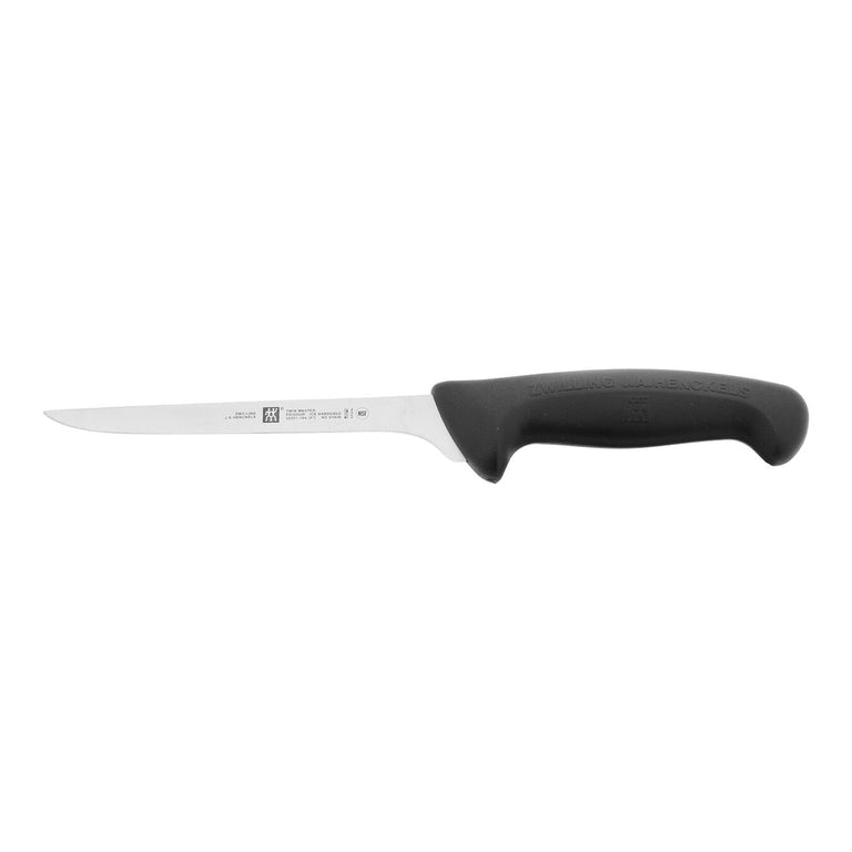 ZWILLING 6" Flex Boning Knife - Black Handle, TWIN Master Series