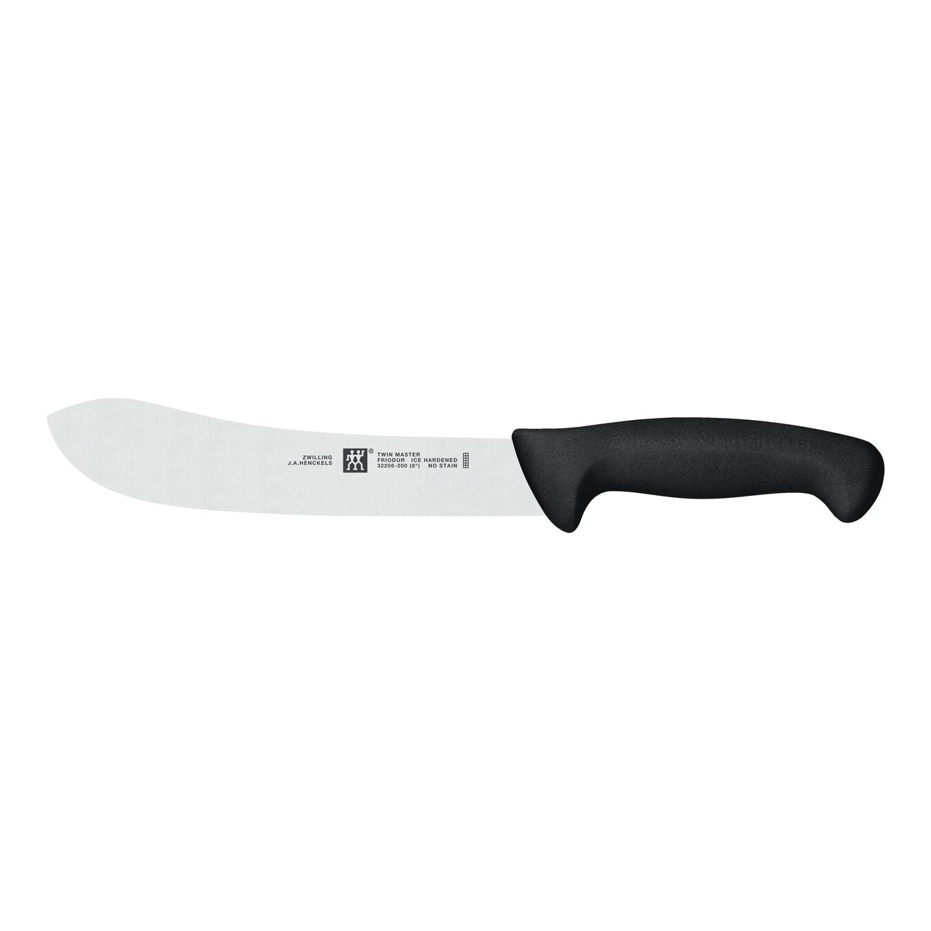 ZWILLING 8" Pro Butcher Knife Black Handle, TWIN Master Series