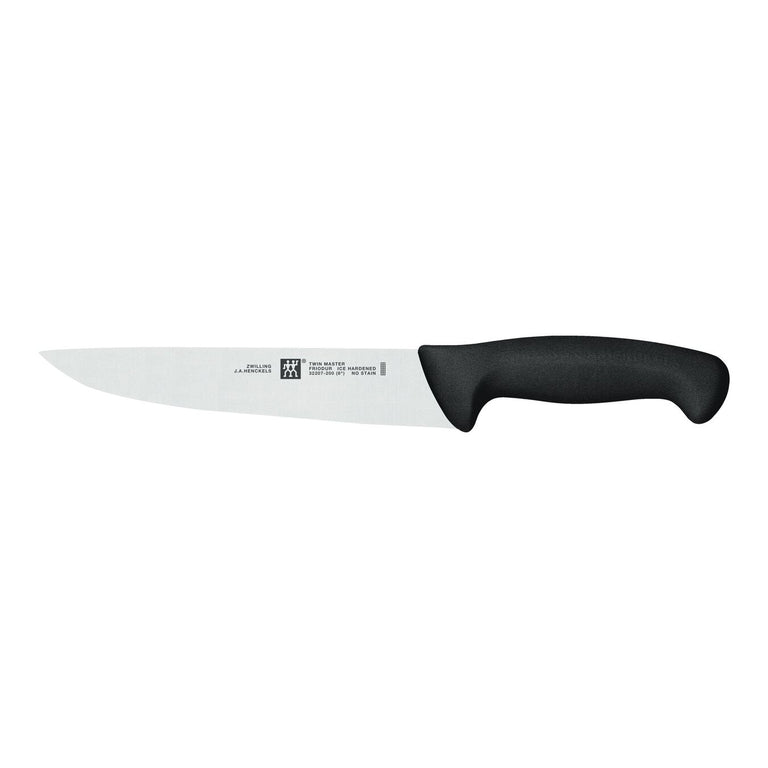 ZWILLING 8" Chef's Butcher Knife - Black Handle, TWIN Master Series
