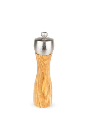 Peugeot Fidji Salt Mill in Olive Wood/Stainless 20 cm - 8in