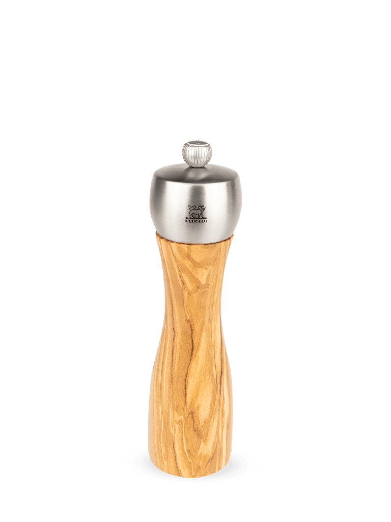 Peugeot Fidji Salt Mill in Olive Wood/Stainless 20 cm - 8in