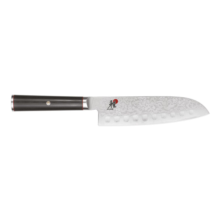 Miyabi 7" Hollow Edge Santoku Knife, Kaizen - 5000DP Series