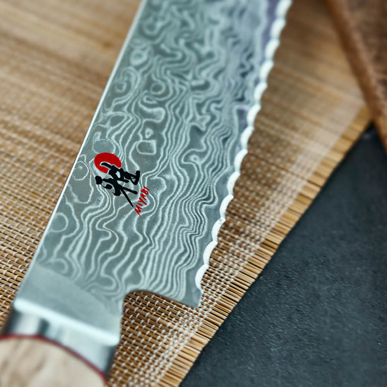 Miyabi 9" Bread Knife, Birchwood SG2 Series