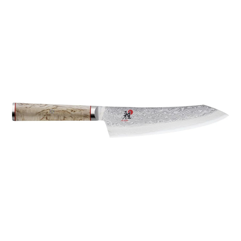 Miyabi 7" Rocking Santoku Knife, Birchwood SG2 Series