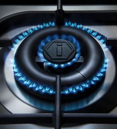 ILVE Majestic II 48" Propane Gas Burner, Electric Oven Range in Midnight Blue with Copper Trim, UM12FDQNS3MBPLP