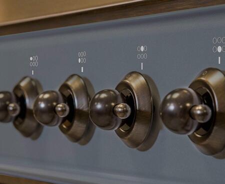 ILVE Majestic II 30" Induction Range in Blue Grey with Bronze Trim, UMI30NE3BGB
