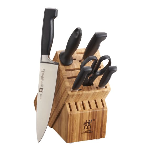 ZWILLING 7pc Knife Block Set, Four Star Series