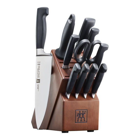 ZWILLING 12pc Knife Block Set, Four Star Series