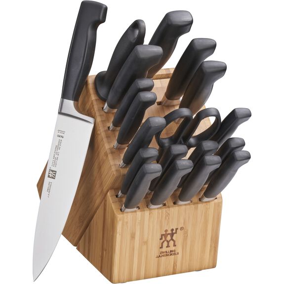 ZWILLING 20pc Knife Block Set, Four Star Series