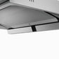 Fotile Perimeter Vent Series 36 In. 1,100 CFM Wall Mount Range Hood with Touchscreen in Stainless Steel, EMG9030