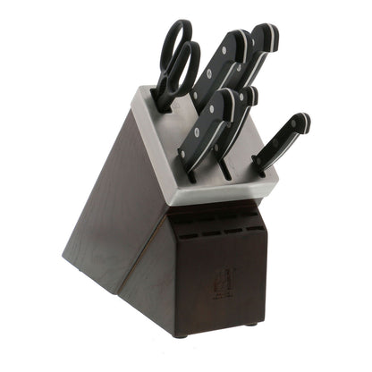ZWILLING Self-Sharpening 7pc Knife Block Set, Gourmet Series