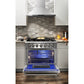 THOR Kitchen 36 in. Propane Gas Burner/Electric Oven Range in Stainless Steel, HRD3606ULP