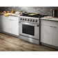 THOR Kitchen 36 in. Propane Gas Burner/Electric Oven Range in Stainless Steel, HRD3606ULP