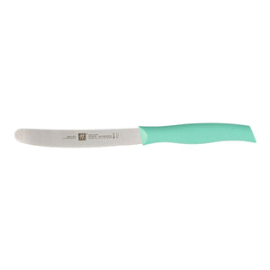 ZWILLING 4.5" Serrated Utility Knife Green, TWIN Grip Series