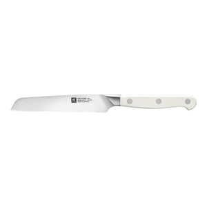 ZWILLING 5" Serrated Utility Knife, Pro Le Blanc Series