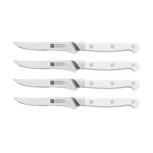 ZWILLING 4pc Steak Knife Set, Pro Le Blanc Series