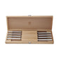 ZWILLING 8pc Stainless Steel Serrated Steak Knife Set with Wood Presentation Case