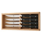 ZWILLING Porterhouse 4pc Steak Knife Set in Beechwood Box