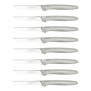 Henckels 8pc Stainless Steel Serrated Steak Knife Set, Steak Sets Series