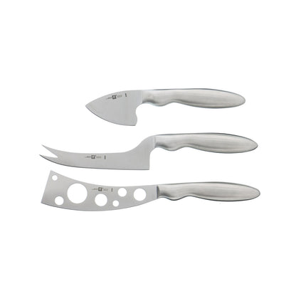 ZWILLING 3pc Stainless Steel Cheese Knife Set