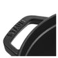 Staub 0.75 Qt. Cast Iron Round Dutch Oven in Black