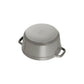 Staub 4 Qt. Cast Iron Round Dutch Oven in Graphite Grey