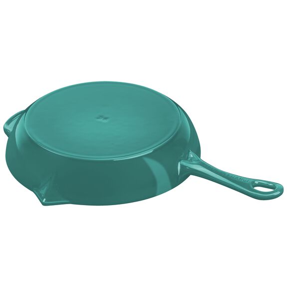 Staub 10" Cast Iron Fry Pan in Turquoise