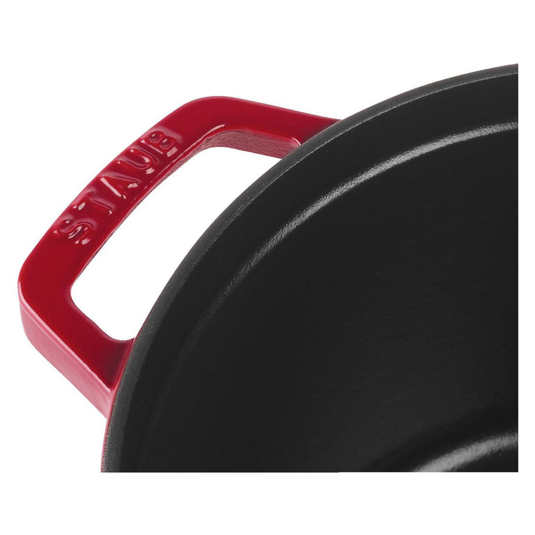 Staub 5 Qt. Cast Iron Tall Dutch Oven in Cherry