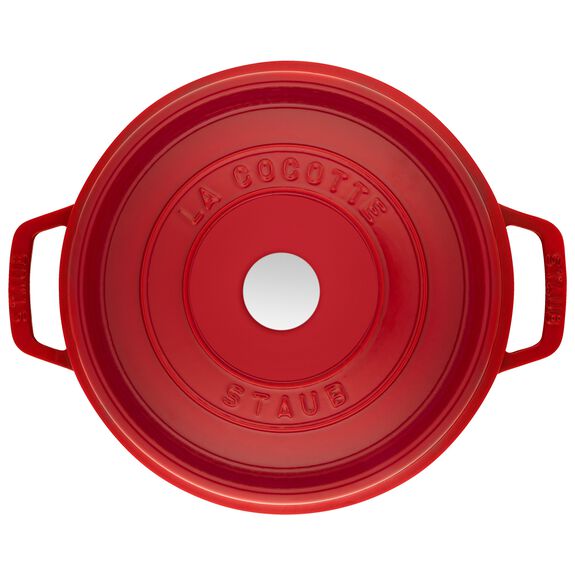 Staub 5 Qt. Cast Iron Tall Dutch Oven in Cherry